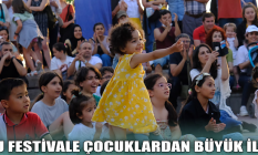 Bu festivale çocuklardan büyük ilgi