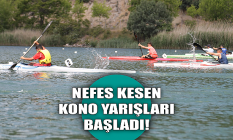 Nefes kesen kano yarışları Eskişehir'de başladı!