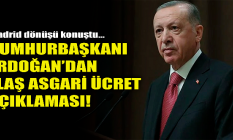 Cumhurbaşkanı Erdoğan'dan flaş asgari ücret açıklaması!