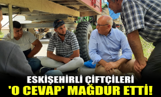 Eskişehirli çiftçileri 'o cevap' mağdur etti!