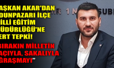 Başkan Akar'dan Odunpazarı İlçe Milli Eğitim Müdürlüğü'ne tepki!
