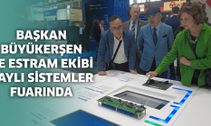 Başkan Büyükerşen ve ESTRAM ekibi raylı sistemler fuarında