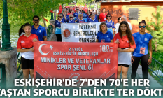 Eskişehir'de 7'den 70'e her sporcu yan yana ter döktü