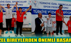 Özel bireylerden önemli başarı!