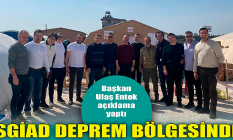 ESGİAD deprem bölgesinde!