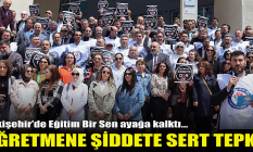 Eskişehir'de öğretmene şiddete sert tepki!
