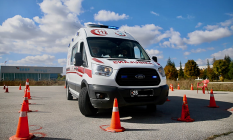 Eskişehir 112 çalışanlarına ambulans sürüş teknikleri
