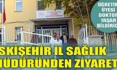 İl Sağlık Müdürü Öğr. Üyesi Dr. Yaşar Bildirici'den Aile Sağlık Merkezlerine Ziyaret