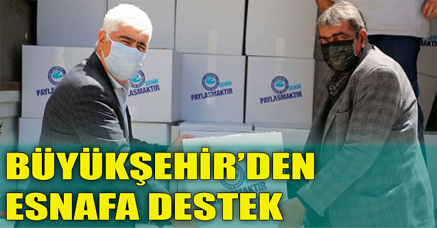 Büyükşehir#039;den esnafa destek