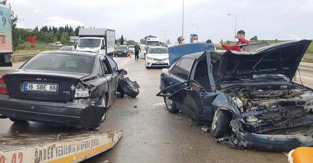Kayganlaşan zemin kazayı beraberinde getirdi