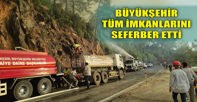 Büyükşehir tüm imkanlarını seferber etti