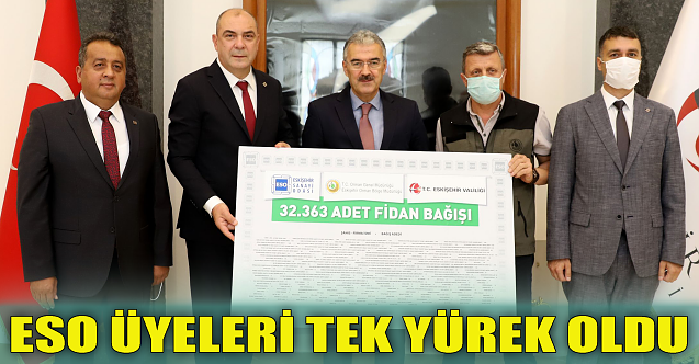 ESO üyeleri tek yürek oldu!