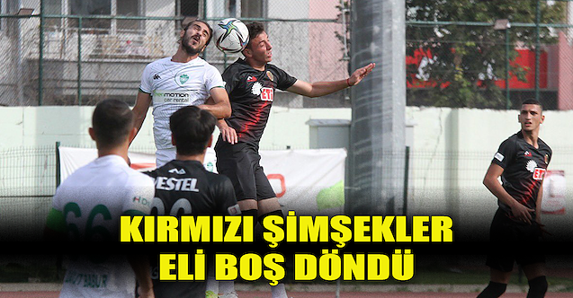 Kırmızı Şimşekler eli boş döndü
