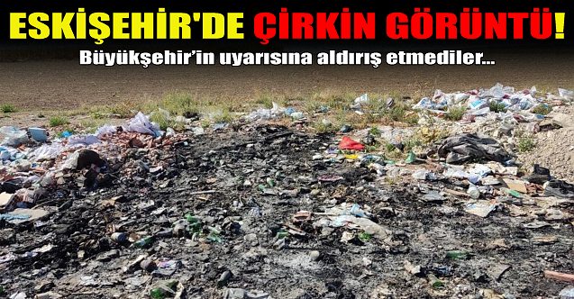 Eskişehir#039;de çirkin görüntü!