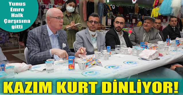 Kazım Kurt Yunus Emre Halk Çarşısında!