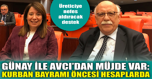 Emine Nur Günay ile Nabi Avcı#039;dan üreticiye müjde!