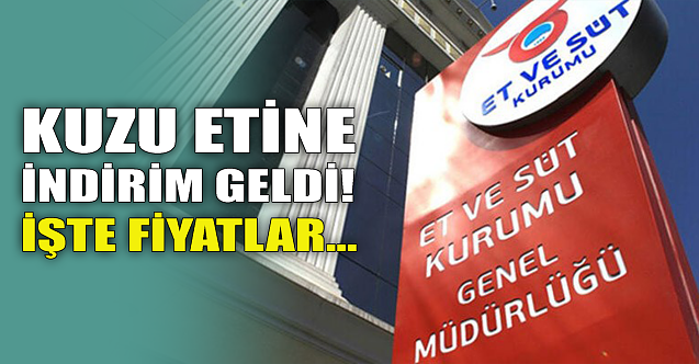 Kuzu etine indirim geldi! İşte fiyatlar...