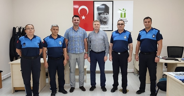 Başkan Bahar Bilen zabıtalarla birlikte