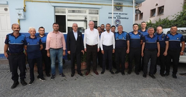 Başkan Kurt zabıtalarla bir araya geldi