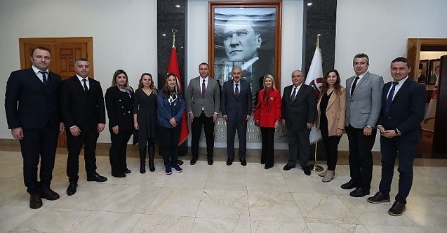 Vali Erol Ayyıldız PTT Baş Müdürünü kabul etti