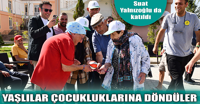 Yaşlılar çocukluklarına döndüler
