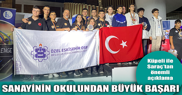 Eskişehir sanayisinin okulundan önemli başarı!