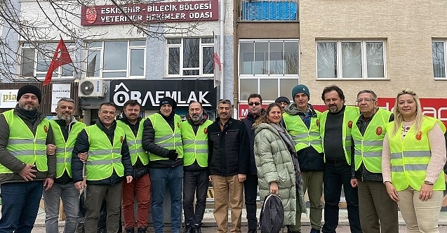 Eskişehirli veteriner hekimler deprem bölgesinde!