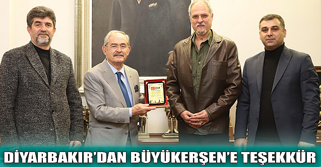 Diyarbakır#039;dan Büyükerşen#039;e teşekkür geldi!