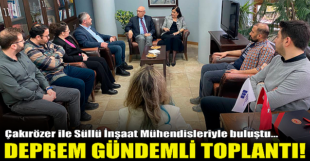 Eskişehir#039;de deprem gündemiyle toplantı!