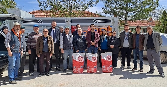 Eskişehir#039;de ayçiçeği tohumu desteği