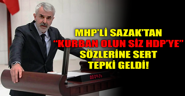 MHP#039;li Sazak#039;tan o meclis üyesine sert tepki!