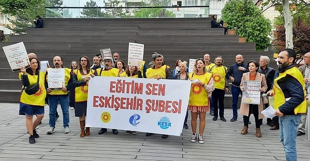 Eskişehir#039;de eğitimciler taleplerini sıraladı