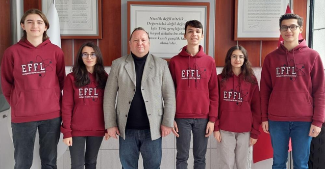 Eskişehir Fatih Fen Lisesi öğrencileri Eskişehir#39;i gururlandırdı