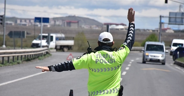 7 araç trafikten men edildi