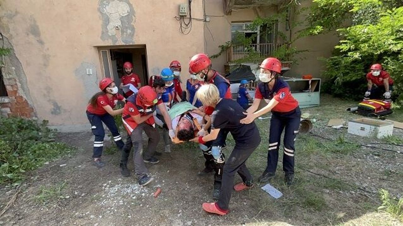 Eskişehir'de nefes kesen tatbikat!