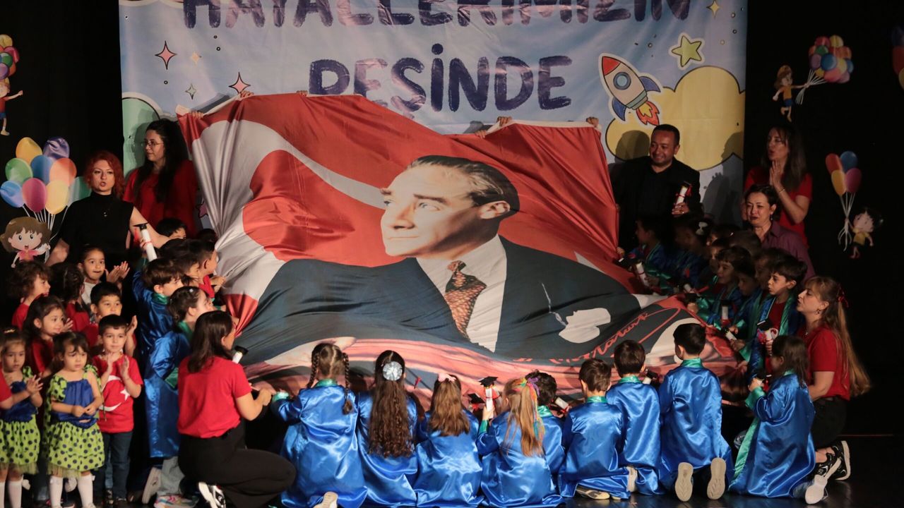 Minikler Mezuniyetlerini Coşkuyla Kutladı