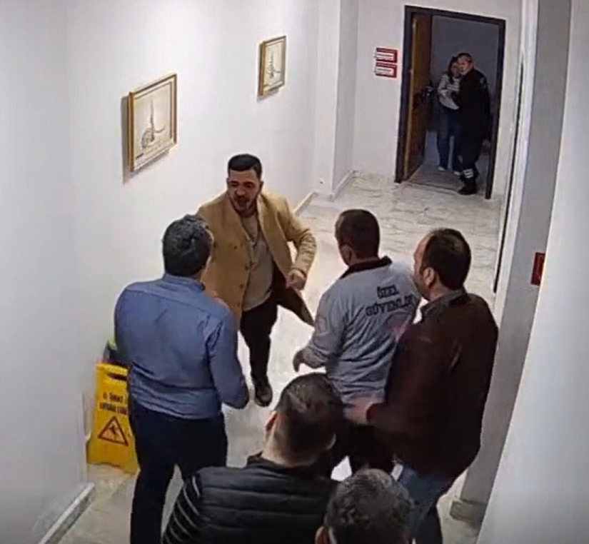 Hastenedeki darp olayından yeni görüntüler