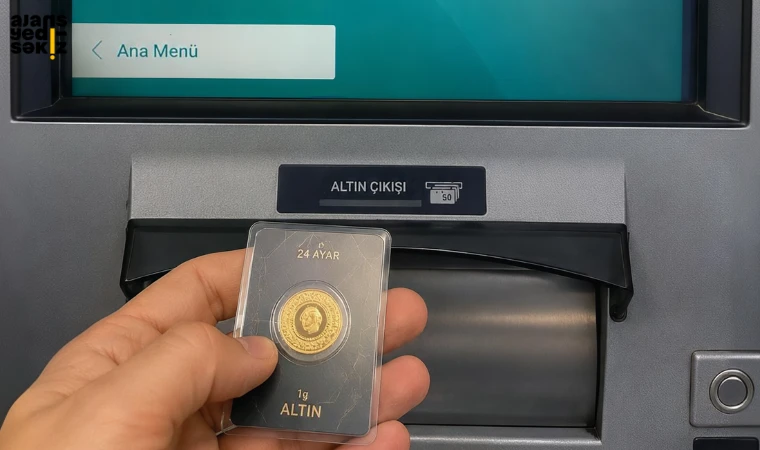 Kuyumcuya Gitmeden Altın Al dönemi: Pilot Uygulama ATM’lerde Devrede