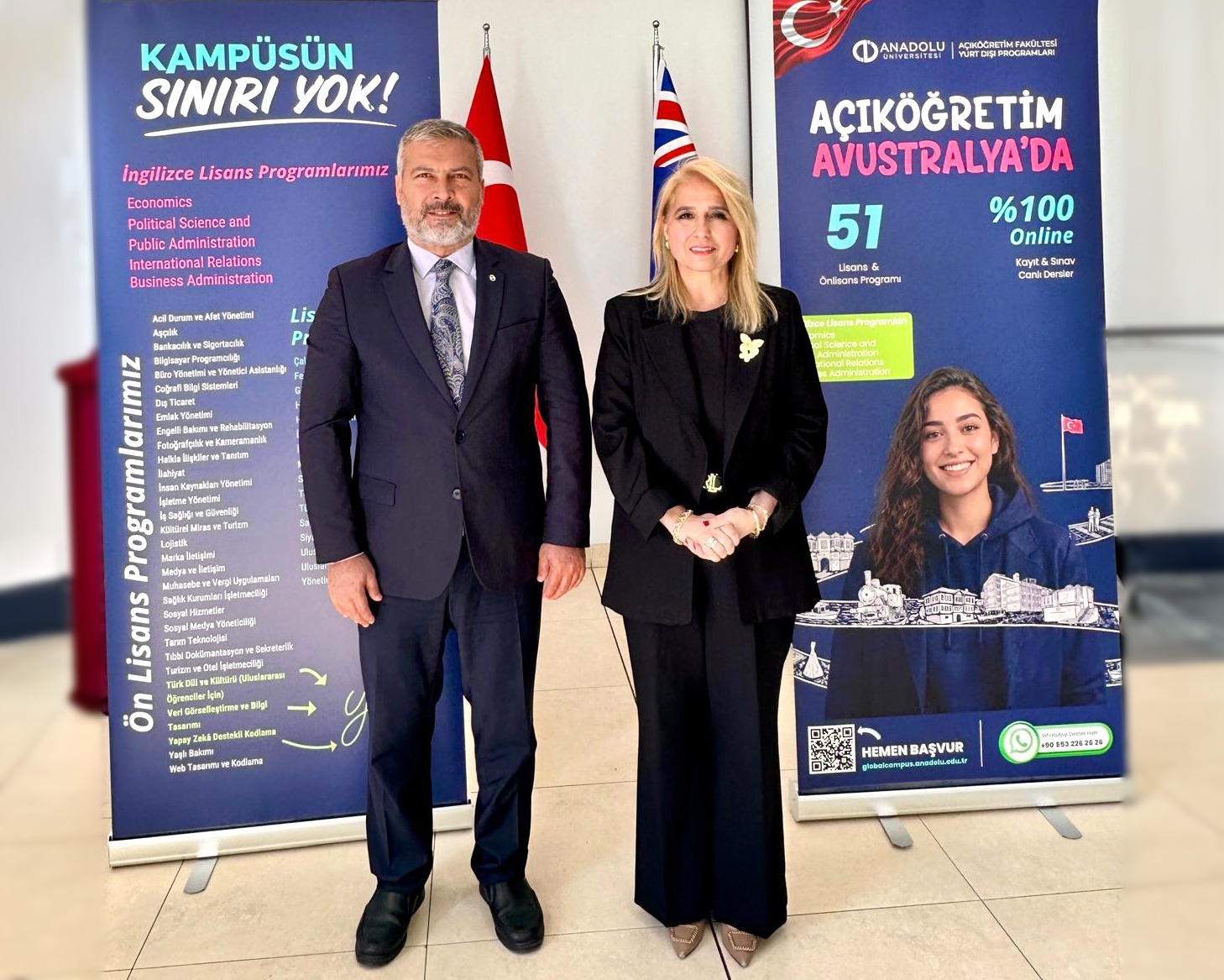 Rektör Adıgüzel'den Avustralya'da İş Birliği Temasları