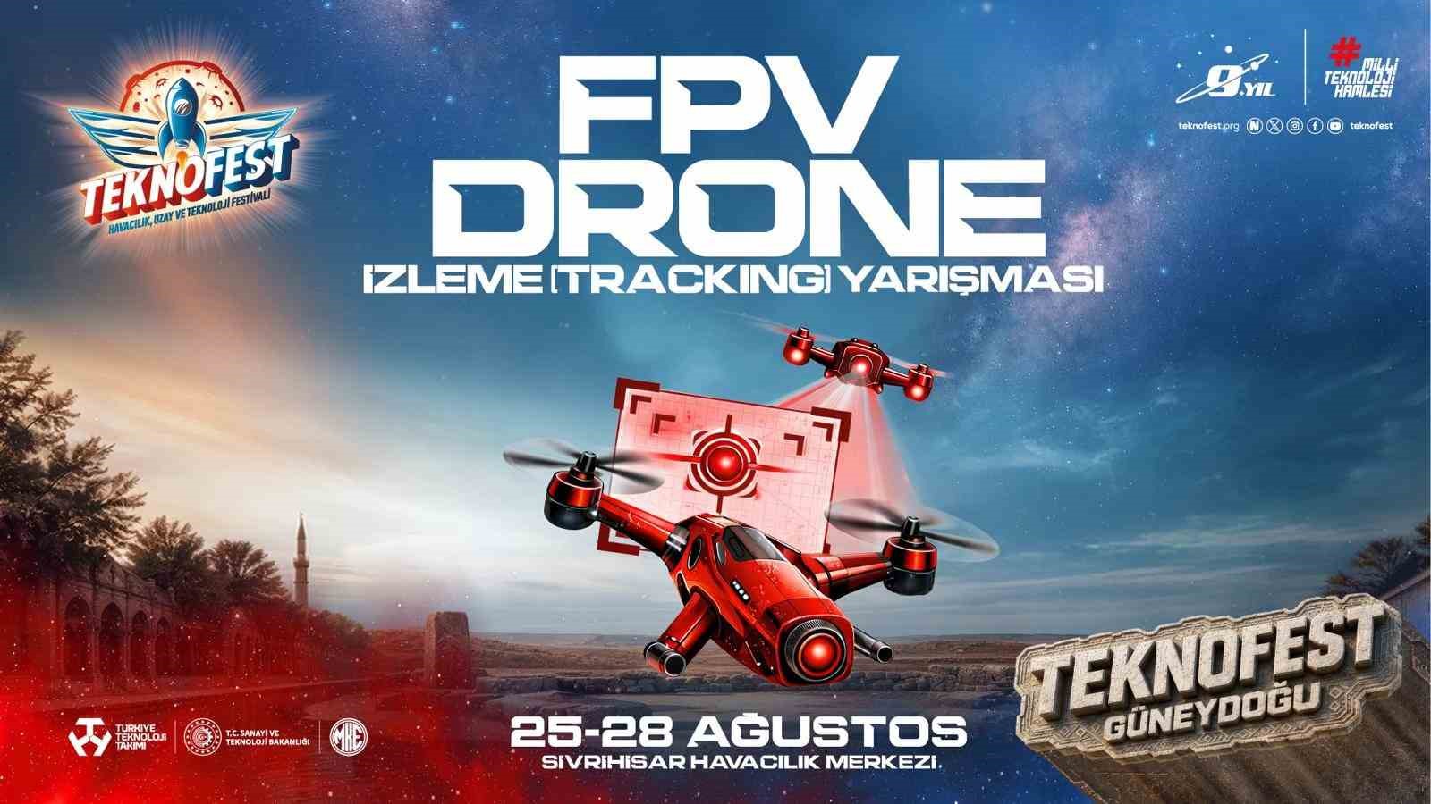 TEKNOFEST’te ilk kez düzenlenen FPV dron izleme yarışmasında 20 takım finalde mücadele edecek