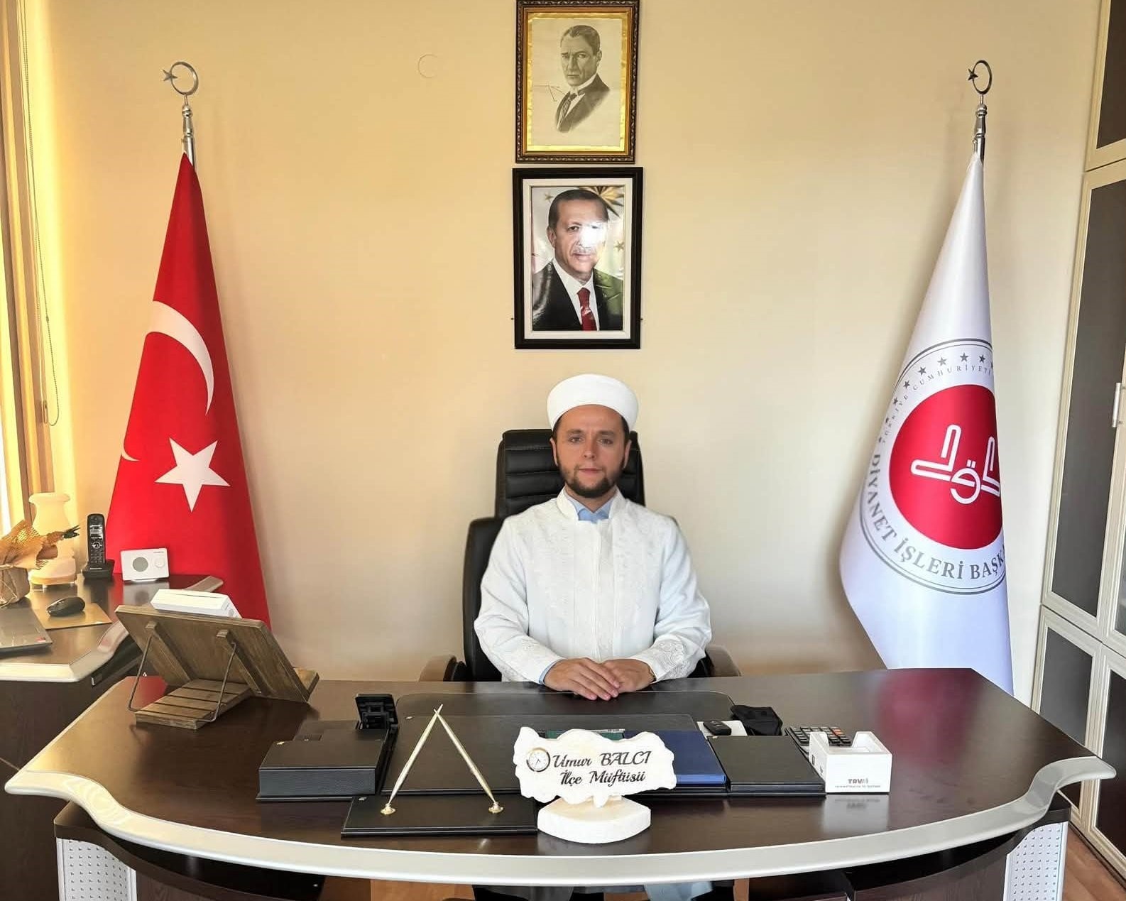 Emet İlçe Müftüsü Umur Balcı görevine başladı