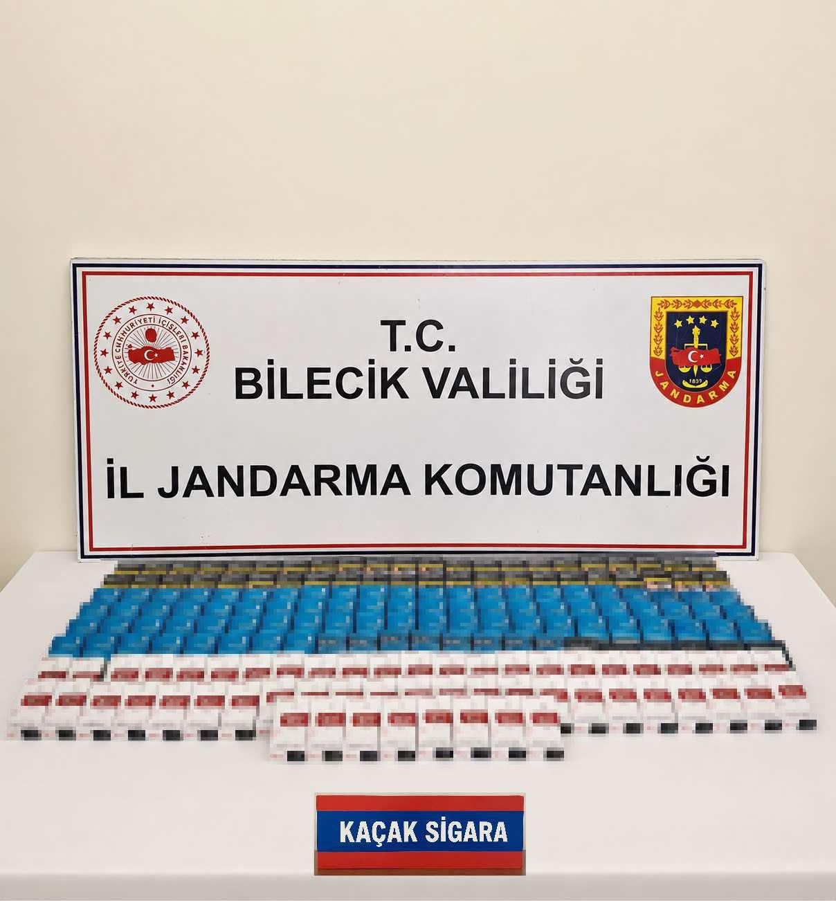 Bilecik’te kaçak sigara operasyonu: 4 bin 120 adet ele geçirildi