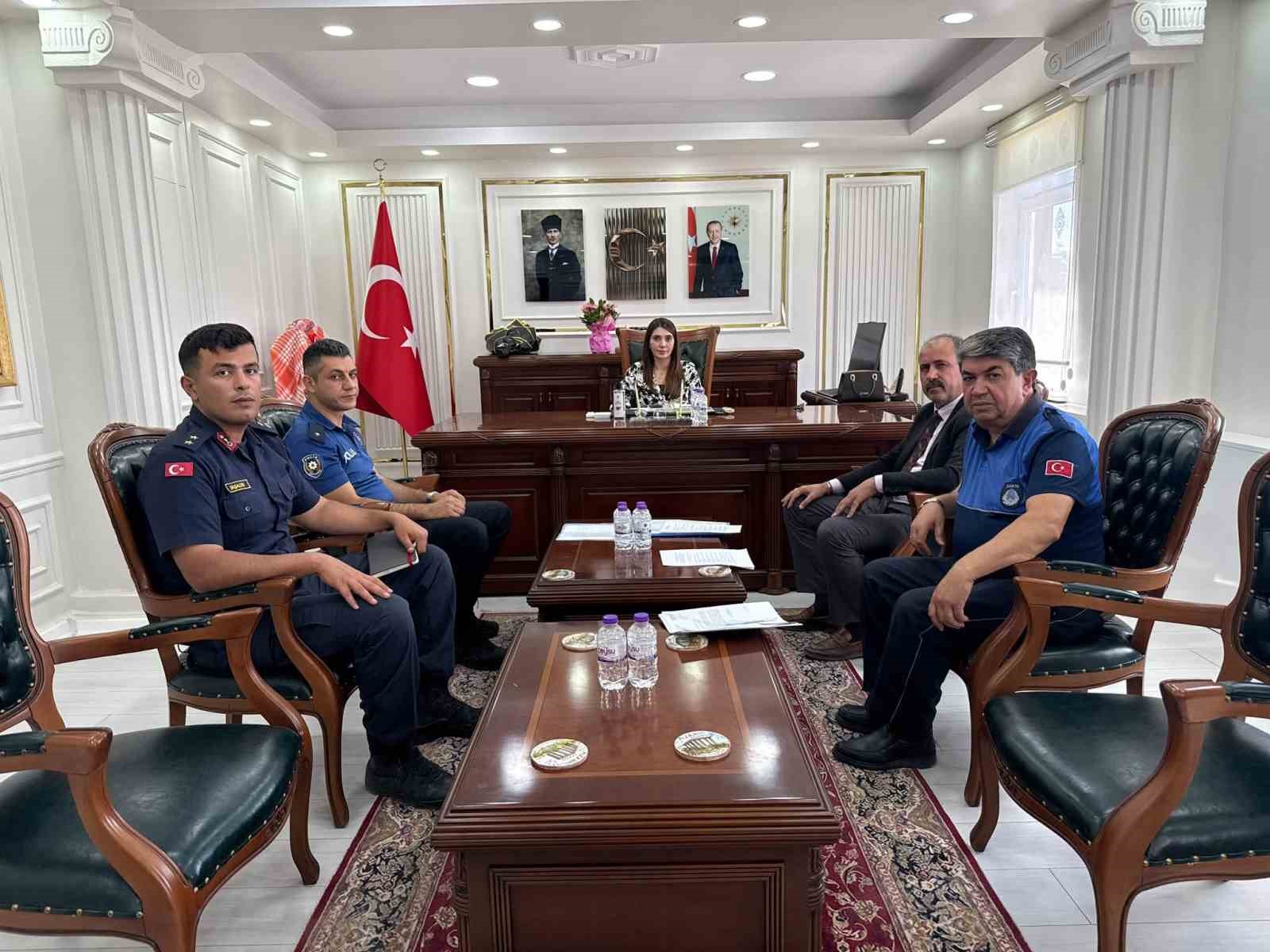 Çavdarhisar’da eylül ayı okul güvenliği toplantısı gerçekleştirildi