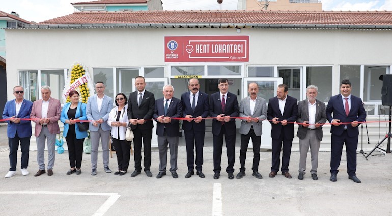 Kütahya’da Zafertepe Kent Lokantası hizmete açıldı