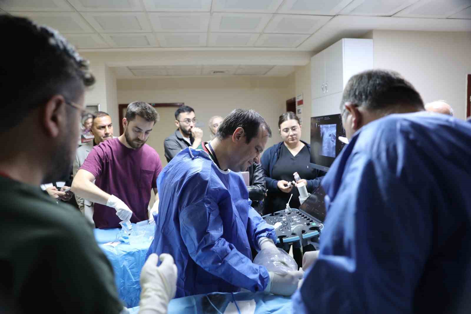 Kütahya’da uluslararası hekimlere ’mikrodalga ablasyon’ eğitimi