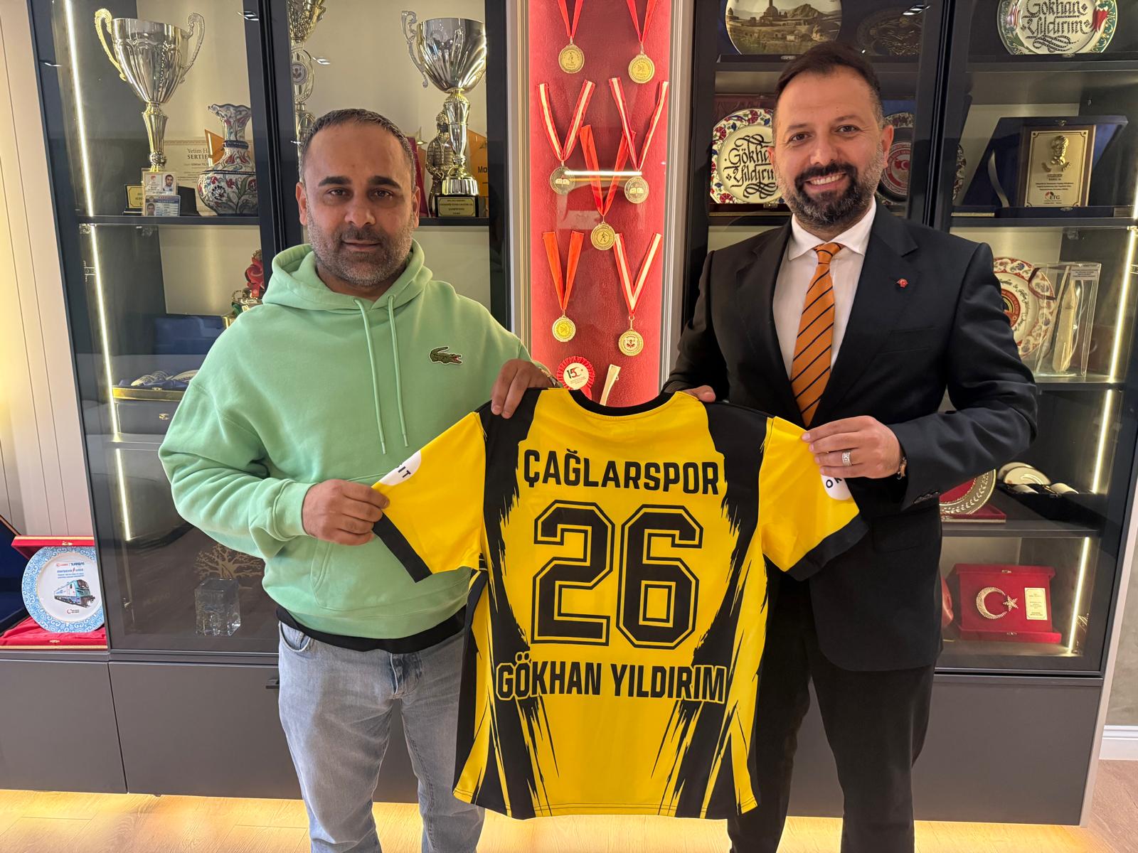 Çağlarspor’dan Medya 26’ya Anlamlı Ziyaret