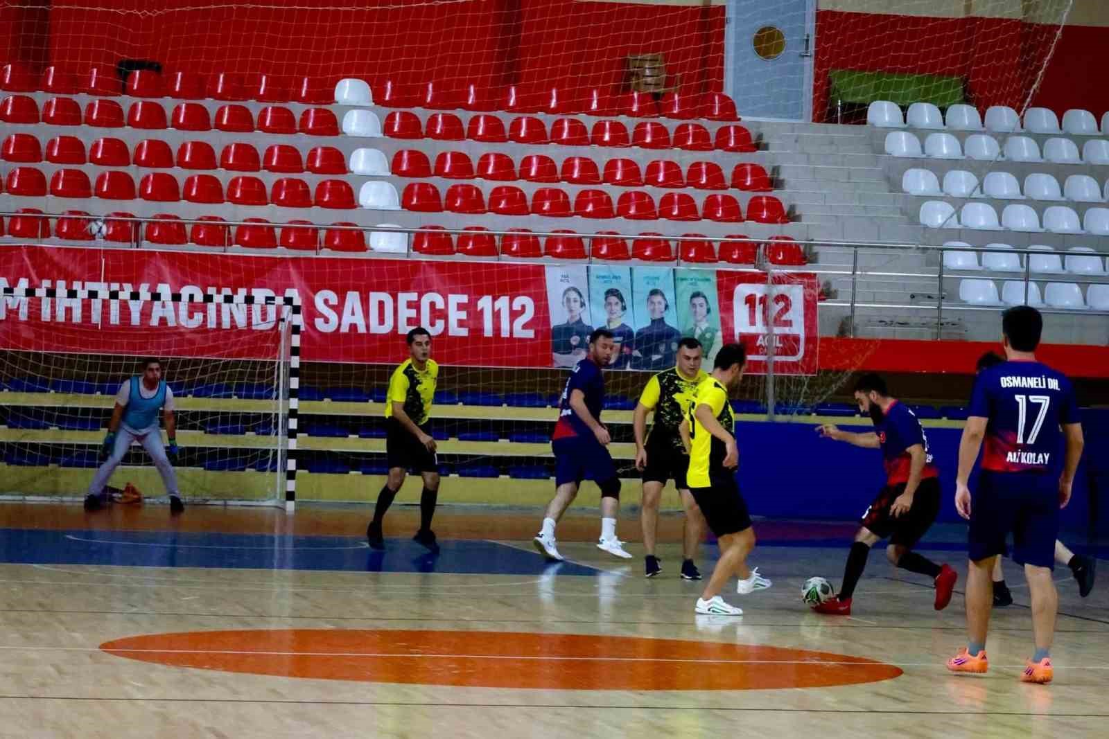 Bilecik’te Kamu Spor Oyunları Futsal Turnuvası başladı
