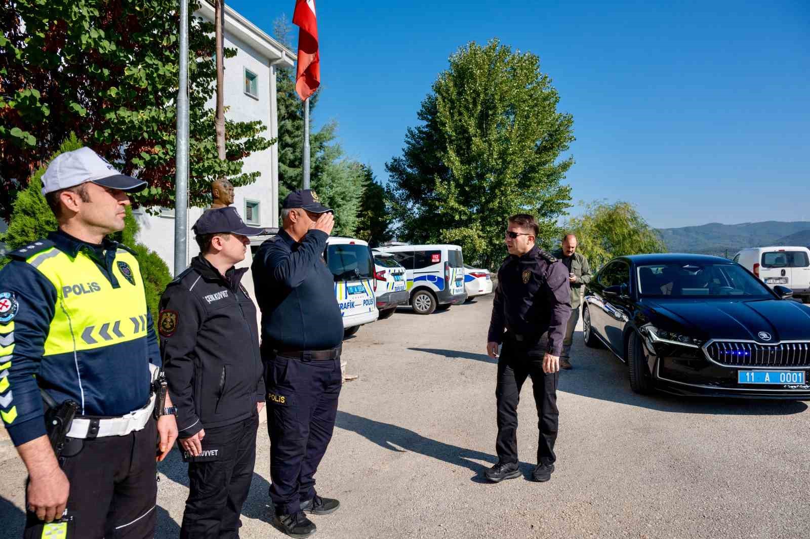 Bilecik’te emniyet birimlerinin çalışmalarına inceleme