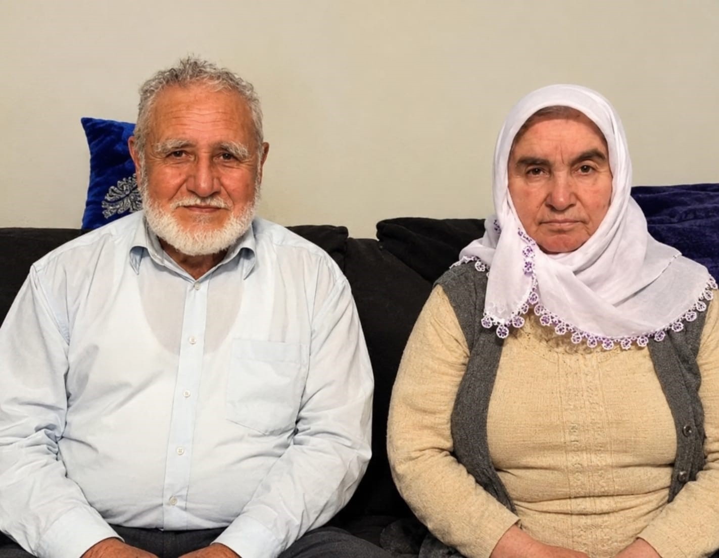Denizli’de ölen yaşlı çift Uşak’ta toprağa verildi