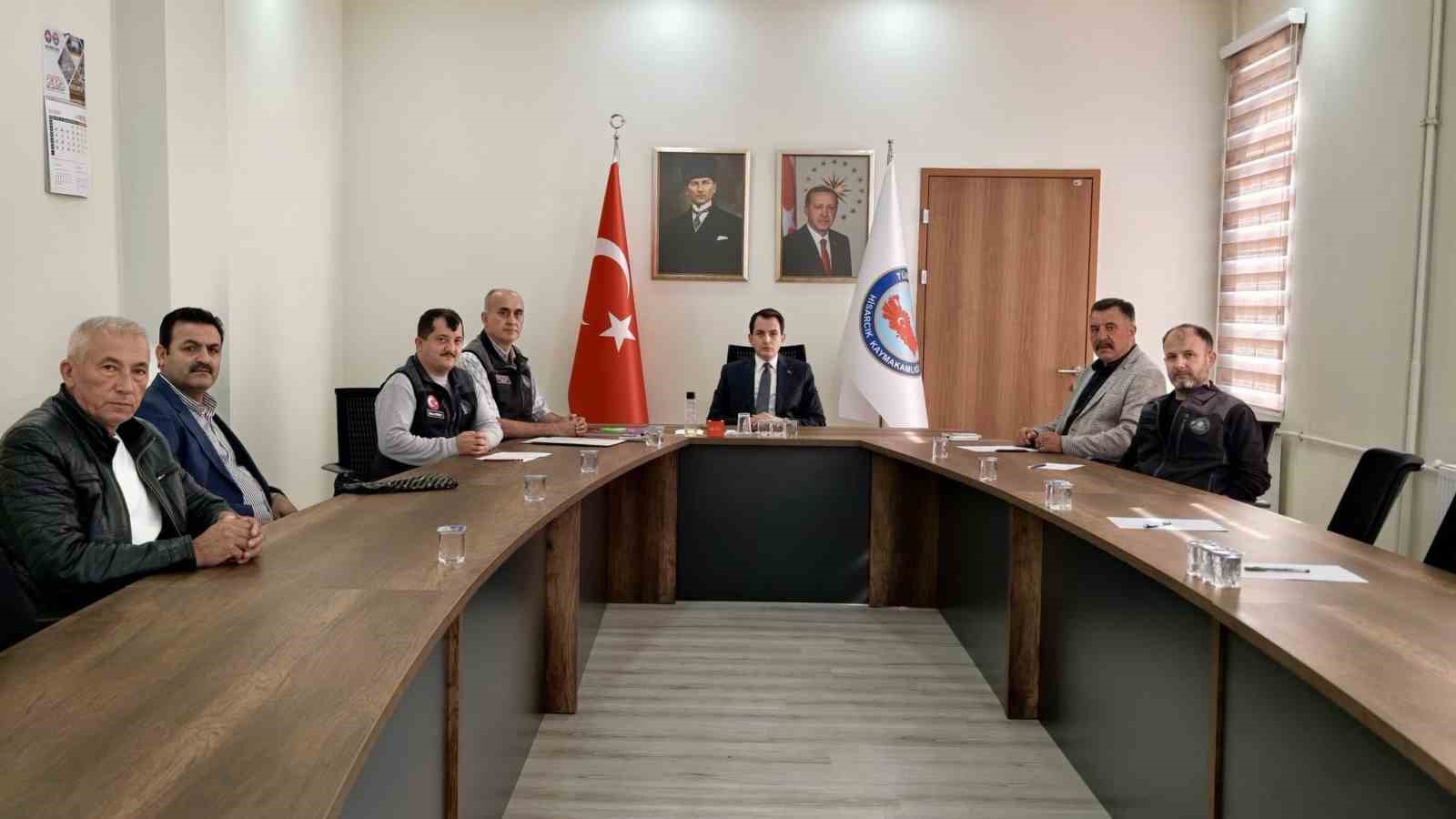 Hisarcık Kutlubeyler köyünün içme suyu için sondaj ihalesi yapıldı